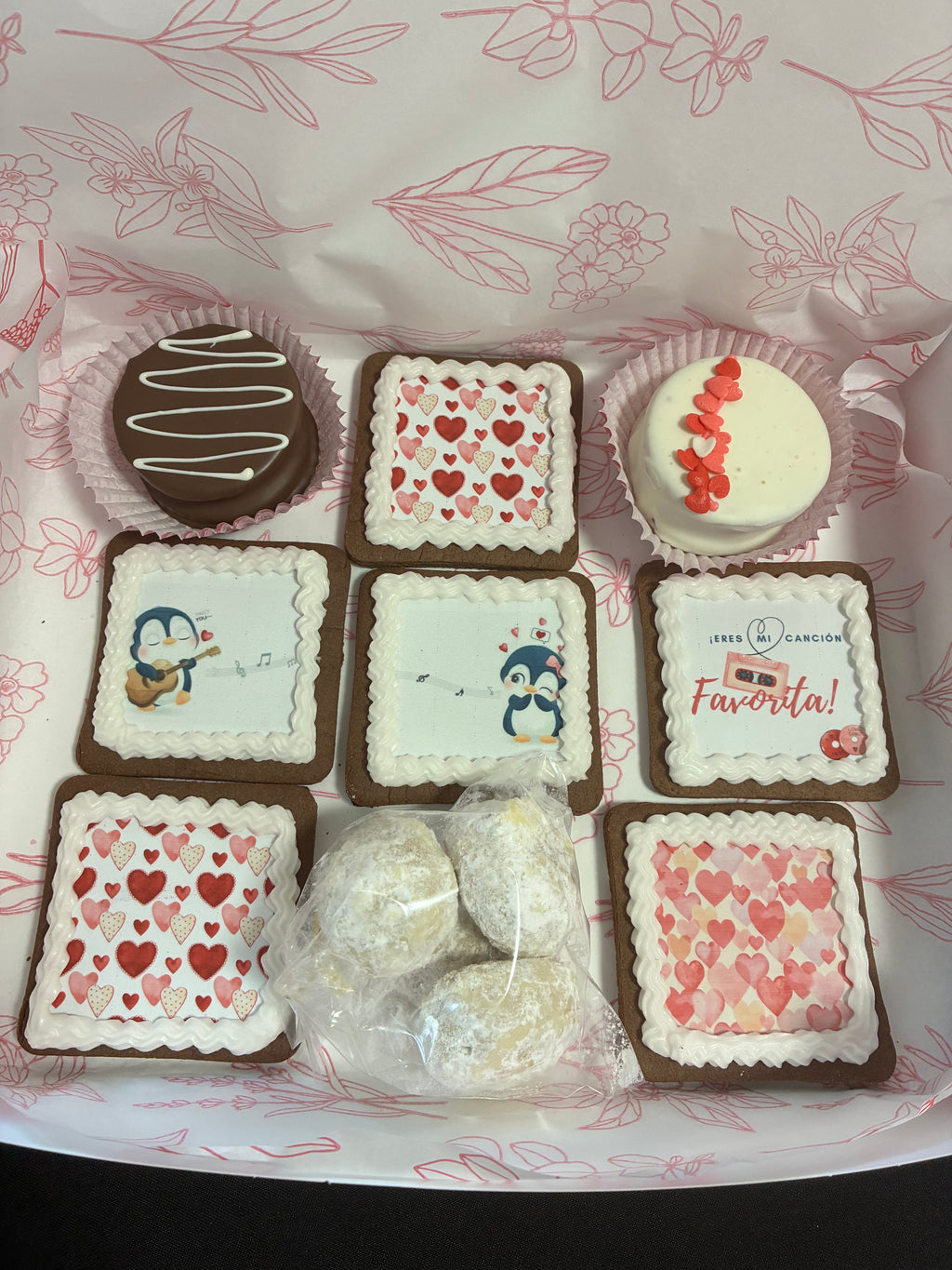 Box "Pingüinos Enamorados"