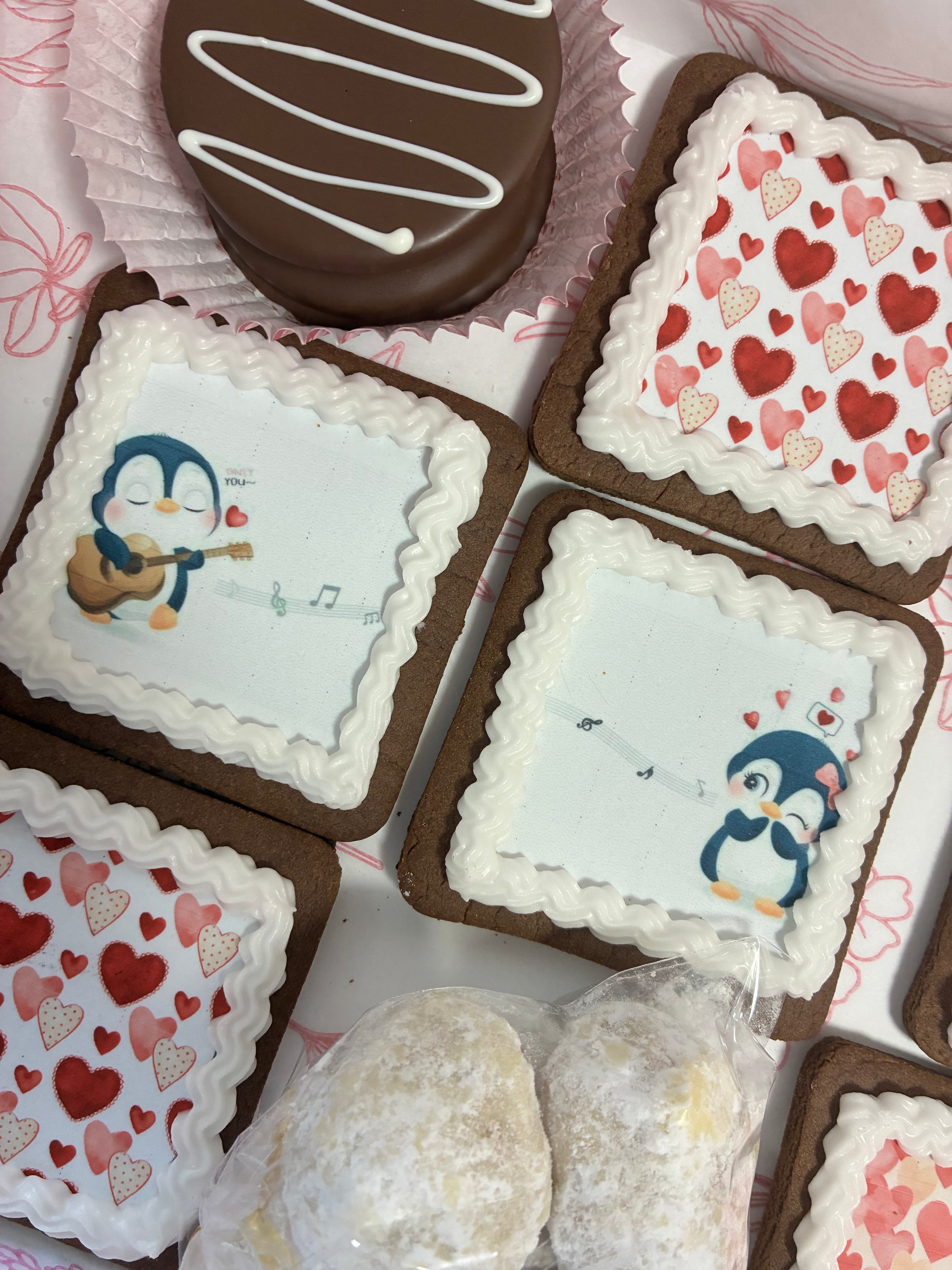 Box "Pingüinos Enamorados"