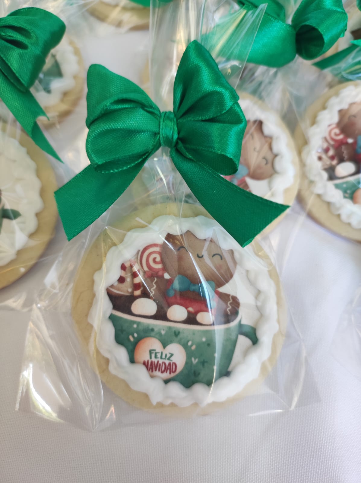 Galletas Navideñas con Lámina de Azúcar