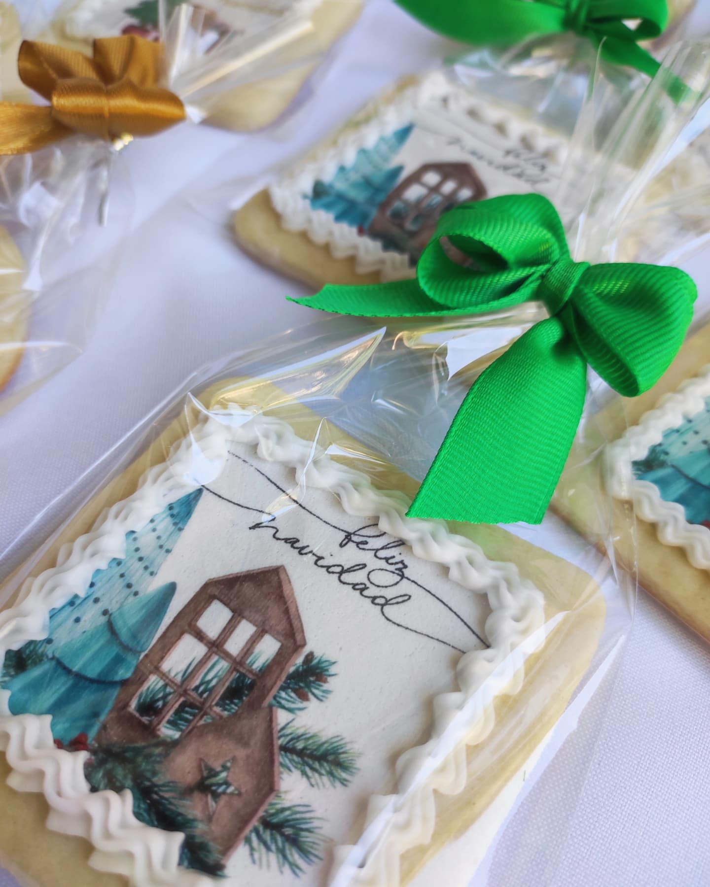Galletas Navideñas con Lámina de Azúcar