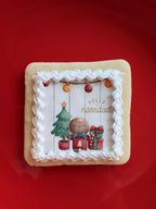 Galletas Navideñas con Lámina de Azúcar
