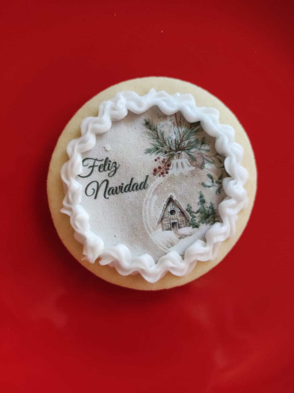 Galletas Navideñas con Lámina de Azúcar