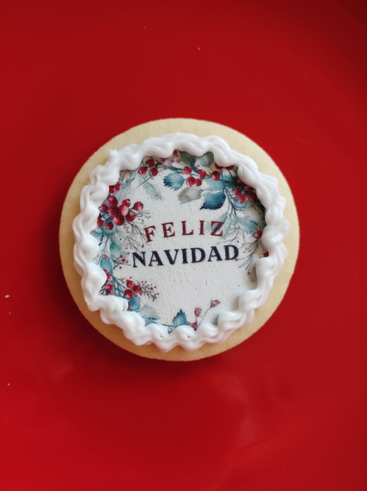 Galletas Navideñas con Lámina de Azúcar